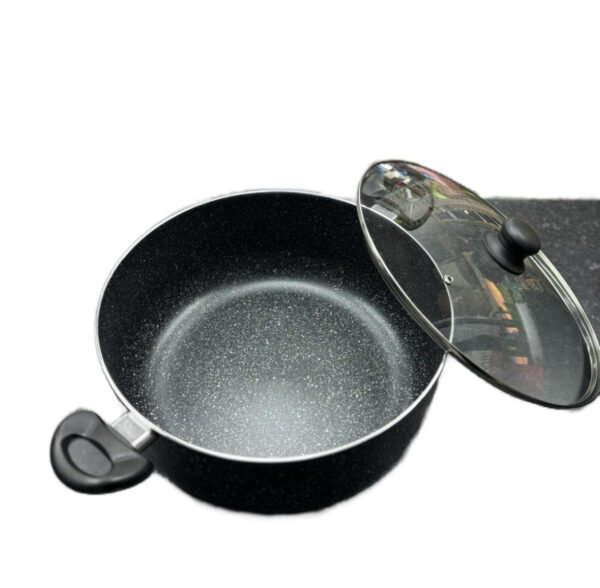 Non-Stick Marble-Coated Cookware Pots (SIZES 22CM to 34CM)