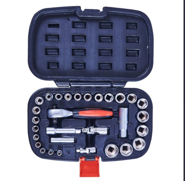 30 Piece 1/4" and 3/8" socket set