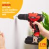 18V 2Ah Li-ion cordless combination drill