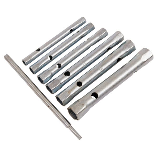 6pc box spanner & tommy bar set