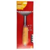 280mm(11”) Notched float trowel with wooden handle