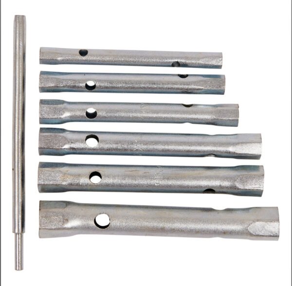 6pc box spanner & tommy bar set